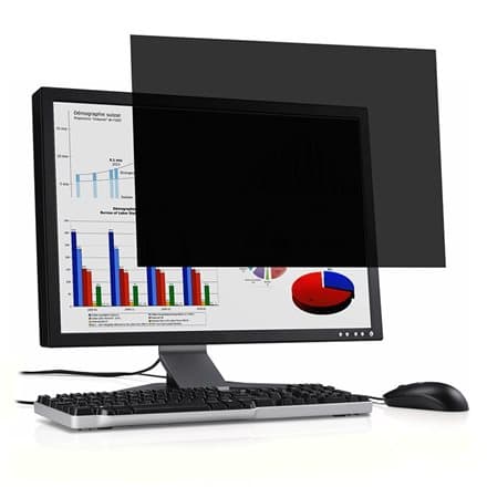 PORT Designs 15.6"" 16/9 Privacy Filter 2D 345x194 mm Sort