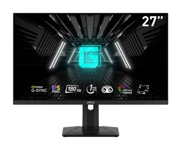 MSI G274PFDE - LED-skjerm - gaming - 27" - 1920 x 1080 Full HD (1080p) @ 180 Hz - Fast IPS - 250 cd/m² - 1000:1 - 1 ms - 2xHDMI, DisplayPort - hodete