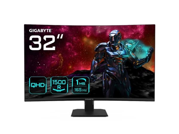Gigabyte GS32QC EK1 - LED-skjerm - 32" Sort