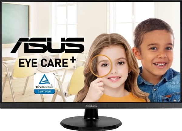 ASUS VA27DQF - LED-skärm - spel - 27" - 1920 x 1080 Full HD (1080p) @ 100 Hz - IPS - 250 cd/m² - 1300:1 - 1 ms - HDMI, DisplayPort - högtalare - svar