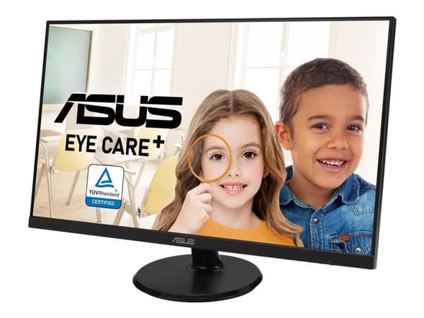 ASUS VA27DQF - LED-skärm - spel - 27" - 1920 x 1080 Full HD (1080p) @ 100 Hz - IPS - 250 cd/m² - 1300:1 - 1 ms - HDMI, DisplayPort - högtalare - svar Svart