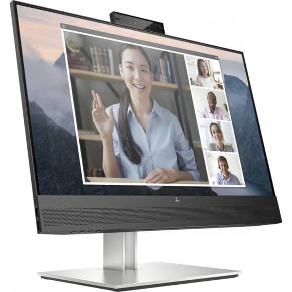 HP E24mv G4 Full HD Konferenceskærm 23,8" LED IPSbredskærm Sort, Sølv