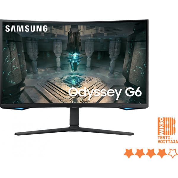 Samsung Odyssey G6 27" QHD buet spilskærm Sort