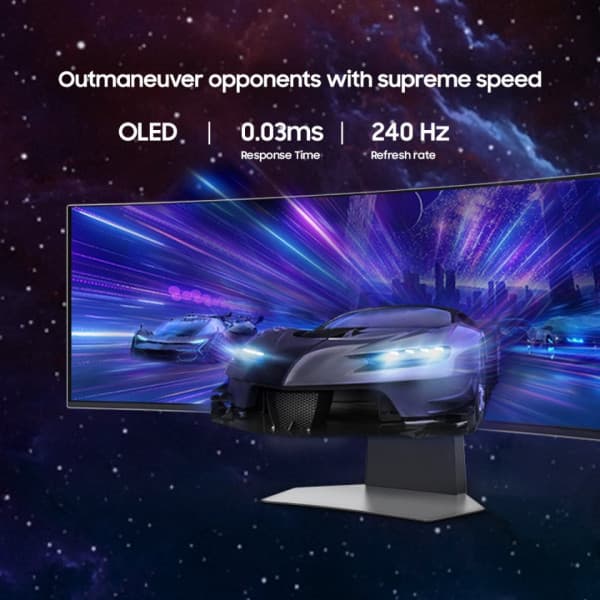 Samsung Odyssey G9 (G95SC) 49" OLED -krökt gamingskärm