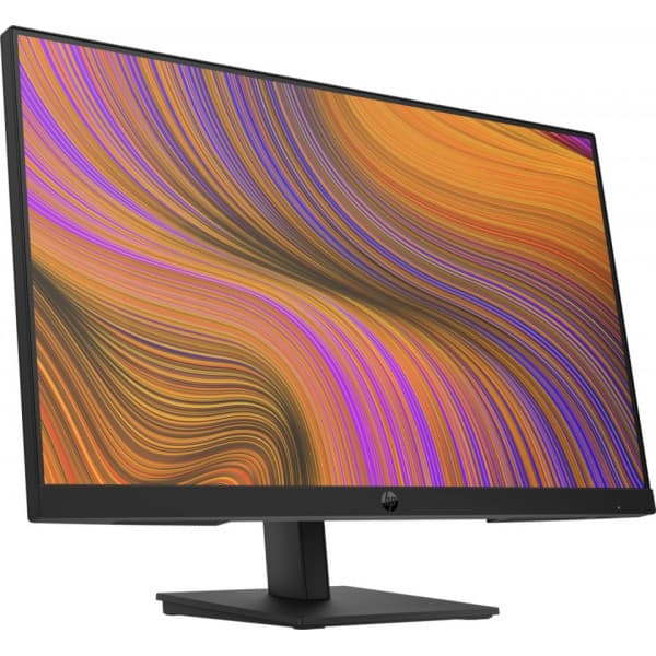 HP P24h G5 är en 23,8-tums LED-IPS bredbildsskärm Svart