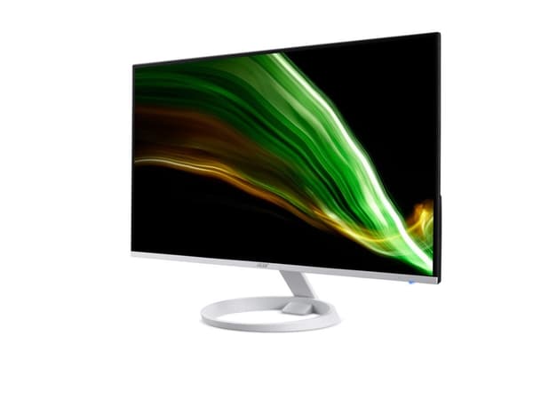 Acer R272 Eymix - R2 Series - LED-skärm - 27" - 1920 x 1080 Full HD (1080p) @ 100 Hz - IPS - 250 cd/m² - 1000:1 - HDR10 - 1 ms - HDMI, VGA - högtalar Grå, Vit