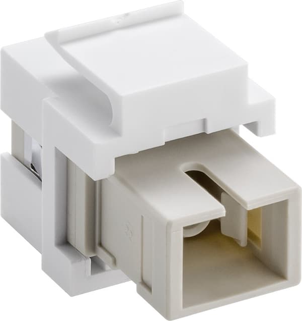 Goobay Keystone-modul, optisk kabel 17 mm bredde, 2 stk. SC simplex-kontakter