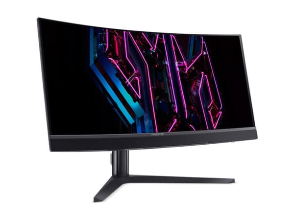 Acer Predator X34 Vbmiiphuzx - X Series - OLED-skjerm - gaming - kurvet - 34" - 3440 x 1440 UWQHD @ 175 Hz - 1000 cd/m² - DisplayHDR 400 True Black -