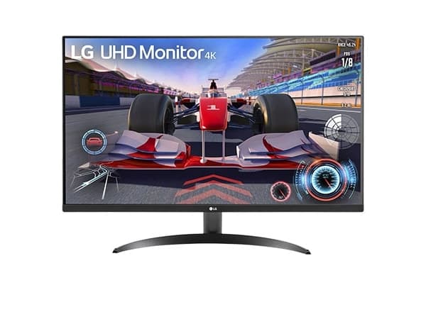 LG 32UR500-B - LED-skärm - 32" (31.5" visbar) - 3840 x 2160 4K @ 60 Hz - VA - 250 cd/m² - 3000:1 - HDR10 - 4 ms - 2xHDMI, DisplayPort - högtalare - s