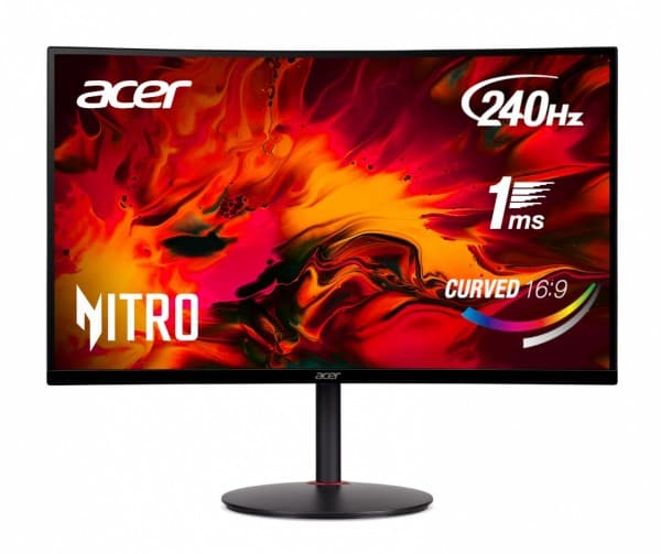Acer Nitro XZ270 Xbiiphx - XZ0 Series - LED-skärm - spel - 27" - 1920 x 1080 Full HD (1080p) @ 240 Hz - VA - 250 cd/m² - 1 ms - 2xHDMI, DisplayPort -