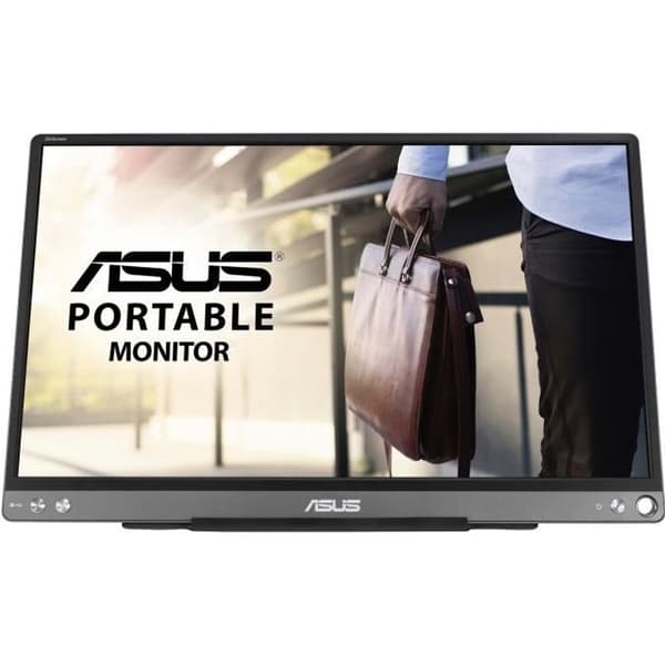 ASUS ZenScreen MB16ACE mobil datorskärm - 15,6" - IPS - Full HD 1920x1080 px - 5ms - 60Hz - 220cd/m² - USB-C - Mörkgrå