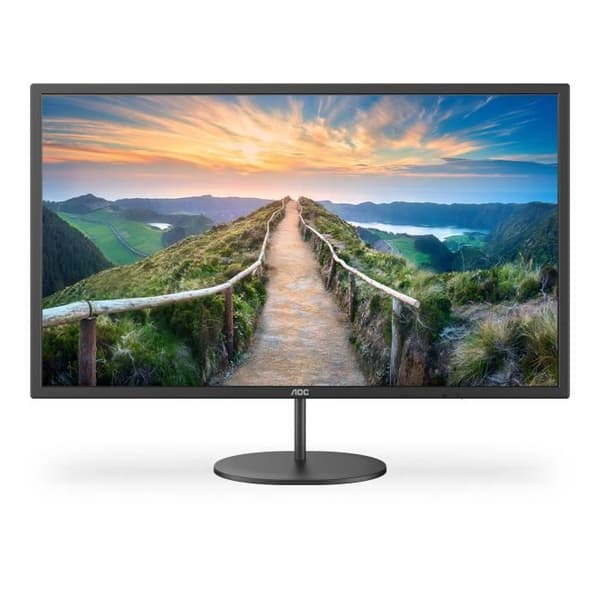 PC-skärm - AOC - Q32V4 - 31,5" IPS QHD 4ms 75Hz HDMI DisplayPort-högtalare Pivot Adaptive Sync Svart