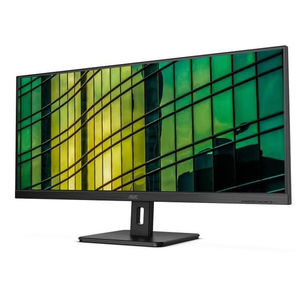 AOC U34E2M Skärm - Vit - 21:9 - IPS - 5 ms - HDMI, DisplayPort - AMD FreeSync