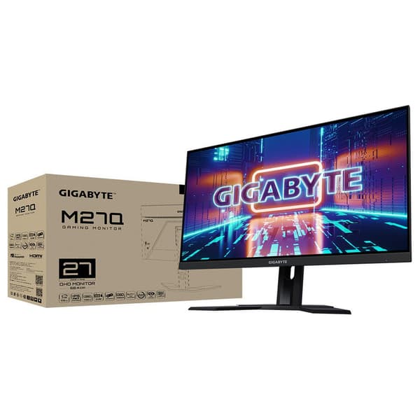 Gigabyte Spelmonitor M27q-ek 27´´ Qhd Led 120hz Svart One Size / EU Plug