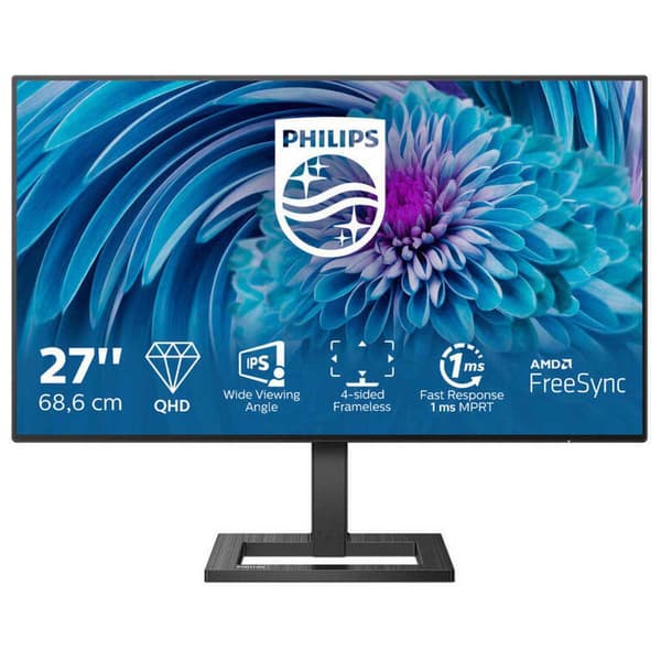 Philips Monitor E-line 275e2fae/00 27´´ Qhd Ips Led 75hz Blå One Size / EU Plug
