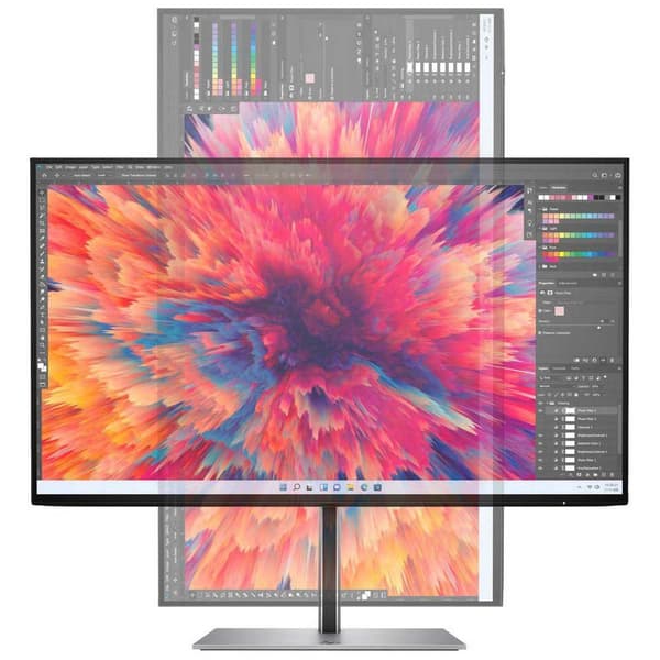 Hp Övervaka Z24q G3 23.8´´ Wqhd Ips Led 75hz Svart One Size / EU Plug