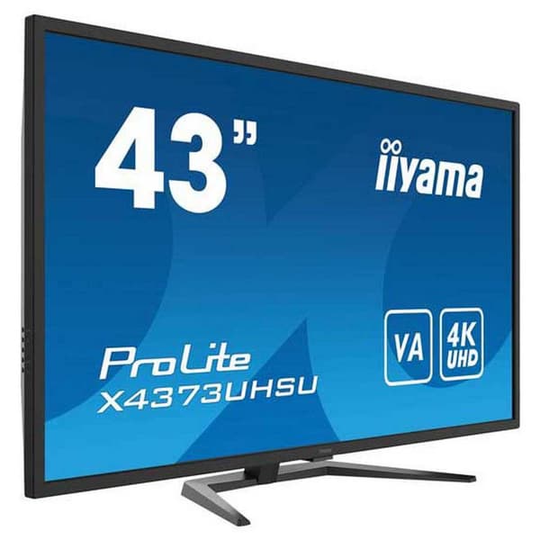 Iiyama Monitori Prolite X4373uhsu-b1 43´´ 4k Va Led 60hz Musta One Size / EU Plug
