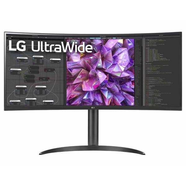 Lg Kaareva Näyttö 34wq75c-b 34´´ Uwqhd Ips Wled 60hz Hopeinen