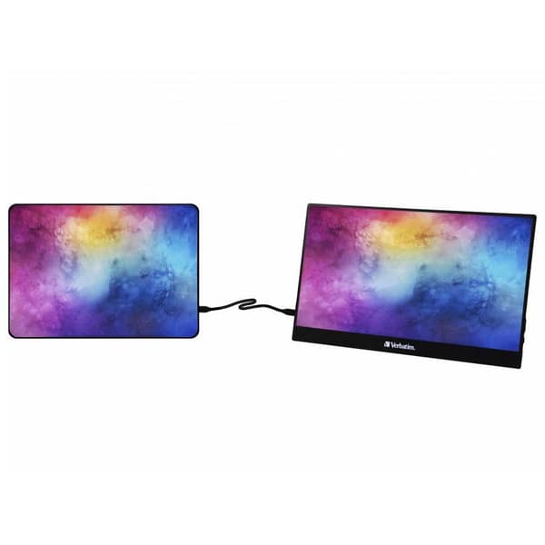 Verbatim Bærbar Skærm 49590 Pm 14´´ Full Hd Ips Led Flerfarvet Sort