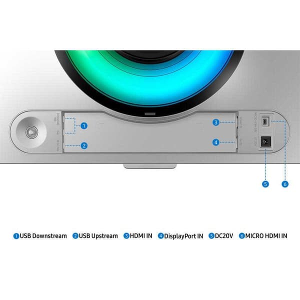 Samsung Spelmonitor Odyssey S49cg934su 49´´ Qhd Oled 240hz Silver