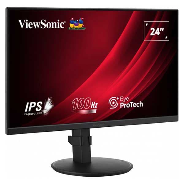 Viewsonic Övervaka Vg2408a-mhd 23.8´´ 4k Ips Led 100hz Röd Svart