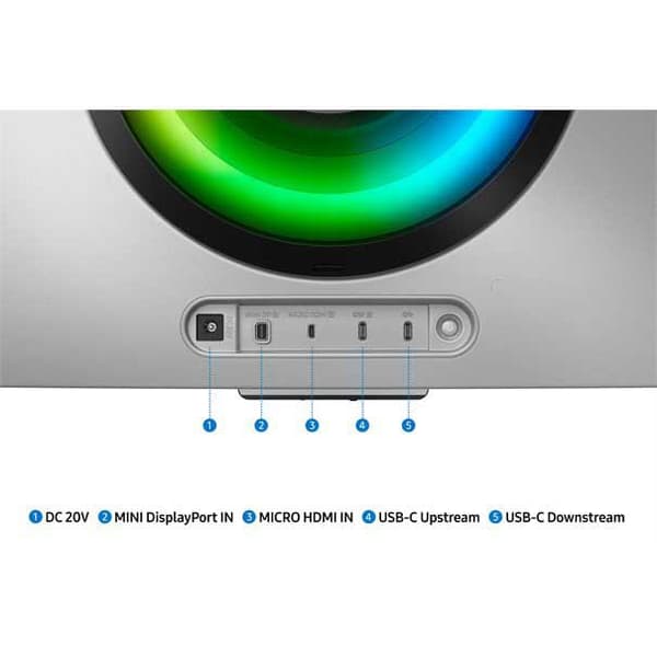 Samsung Kaareva Pelinäyttö Odyssey G6 Ls32bg650euxen 34´´ Wqhd Oled Led 240hz Sininen One Size / EU Plug