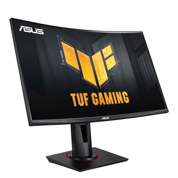 Asus Böjd Spelmonitor Tuf Gaming Vg27vqm 27´´ Full Hd Va Led 240hz Silver One Size / EU Plug Svart