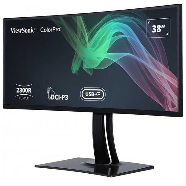 Viewsonic Böjd Monitor Vs16980 38´´ Wqhd+ Ips Led 60hz Blå