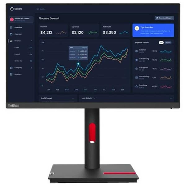 Lenovo Overvåge Thinkvision T22i-30 21.5´´ Fhd Ips Lcd Transparent One Size / EU Plug