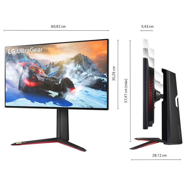 Lg Gaming Monitor 27gp95rp-b 27´´ 4k Ips Led 160hz Punainen One Size / EU Plug