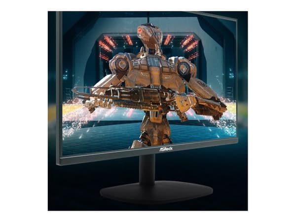 ASRock Challenger CL27FF - LED-skjerm - gaming - 27" - 1920 x 1080 Full HD (1080p) @ 100 Hz - IPS - 300 cd/m² - 1000:1 - 1 ms - HDMI, VGA Sort