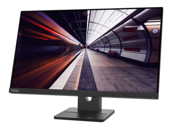 Lenovo ThinkVision E24-30 - LED-skärm - 24" (23.8" visbar) - 1920 x 1080 Full HD (1080p) @ 100 Hz - IPS - 250 cd/m² - 1300:1 - 4 ms - HDMI, VGA, Disp Svart