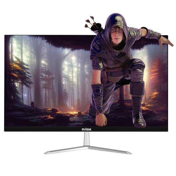 Nilox Spelmonitor Nxm24fhd752 24´´ Full Hd Ips Led 75hz Silver One Size / EU Plug