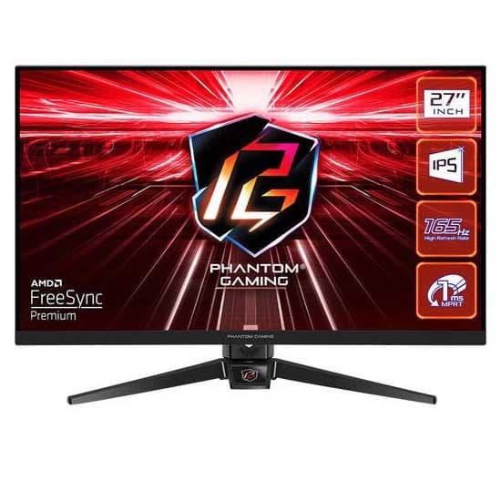 Asrock Spelmonitor Pg27ff1a 27´´ Wqhd Va Led 165hz Röd