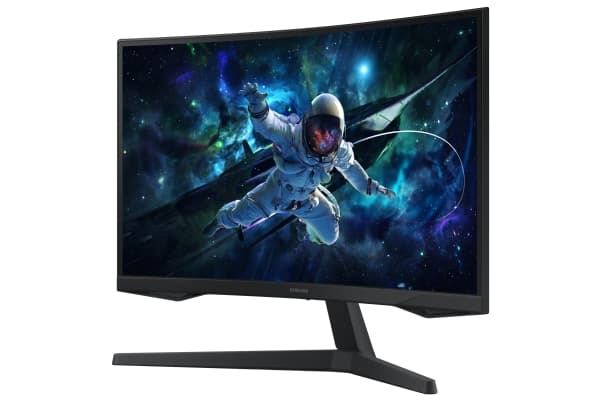 Samsung Odyssey G5 S27CG554EU - G55C Series - LED-skjerm - gaming - kurvet - 27" - 2560 x 1440 QHD @ 165 Hz - VA - 300 cd/m² - 2500:1 - HDR10 - 1 ms