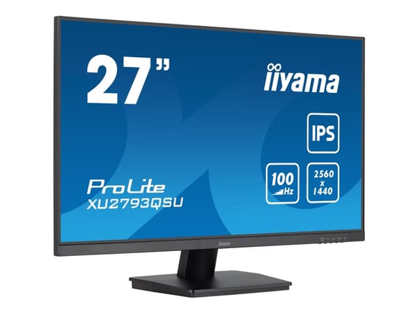 iiyama ProLite XU2793QSU-B6, 68,6 cm (27"), 2560 x 1440 pikseliä, Wide Quad HD, LED, 1 ms, lajittelu
