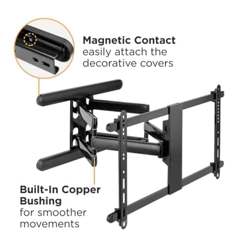 ROLINE Premium TV-vægbeslag, meget fleksibel, max. 70 kg, sort