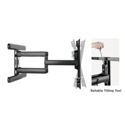 ROLINE Premium TV-vægbeslag, meget fleksibel, max. 70 kg, sort