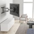 Miniatyrbillede 2 af 6: ROLINE Premium TV-vægbeslag, meget fleksibel, max. 70 kg, sort