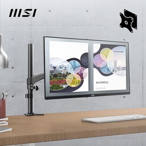 MSI PRO MP245VDE-skärm 60 cm (23,8 tum) - Full HD, VA, 1ms, HDMI, VGA, 100Hz, Adaptive-Sync, Tiltbar [Energiklass E] (9S6-3PC0CM-003)