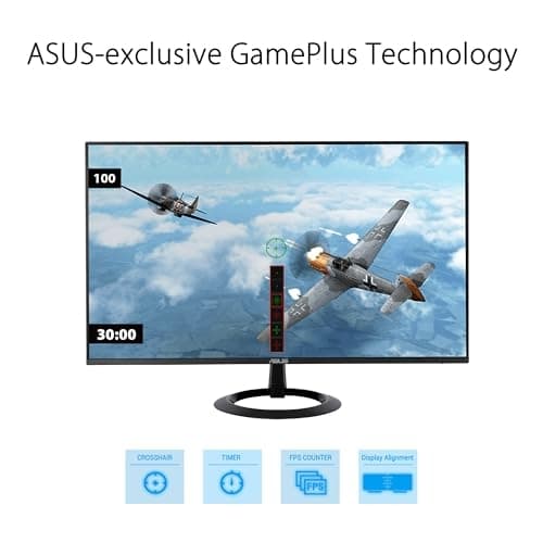 ASUS VZ27EHF - LED-skärm - 68,6 cm (27") - 1920 x 1080 Full HD (1080p) @ 100 Hz - IPS - 250 cd/m² - 1300:1 - 1 ms - HDMI - Svart [Energiklass D] (90LM