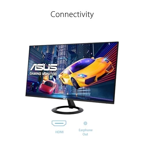 ASUS VZ27EHF - LED-skärm - 68,6 cm (27") - 1920 x 1080 Full HD (1080p) @ 100 Hz - IPS - 250 cd/m² - 1300:1 - 1 ms - HDMI - Svart [Energiklass D] (90LM