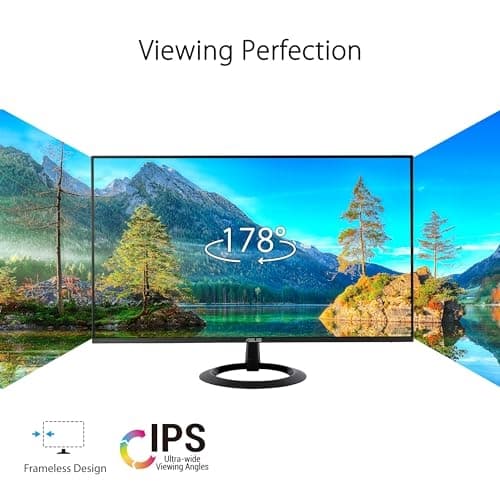 ASUS VZ27EHF - LED-skärm - 68,6 cm (27") - 1920 x 1080 Full HD (1080p) @ 100 Hz - IPS - 250 cd/m² - 1300:1 - 1 ms - HDMI - Svart [Energiklass D] (90LM