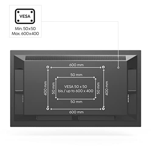 Hama TV-vægbeslag TILT Ultraslim 229 cm 90 600x400 flad (00220846)