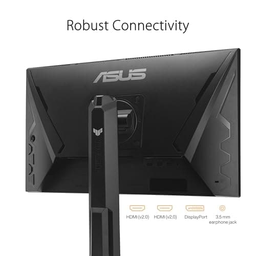 ASUS TUF Gaming VG249QL3A - 24 tommer Full HD-skærm - 180 Hz, 1ms GtG, G-Sync, FreeSync, AdaptiveSync, ELMB, GameFast Input - Fast-IPS-panel, 16:9, 19