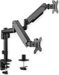 Miniatyrbillede 1 af 5: VALUE Dobbelt LCD-armstøttestang, 4 led, bordmontering