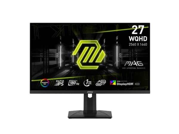 MSI MAG 274QRF QD E2, 68,6 cm (27"), 2560 x 1440 pixlar, Wide Quad HD, LCD, 1 ms, Svart Svart