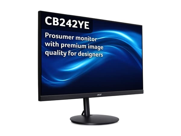 Acer CB242Y Ebmiprx - CB2 Series - LED-skärm - 24" (23.8" visbar) - 1920 x 1080 Full HD (1080p) @ 100 Hz - IPS - 250 cd/m² - 1000:1 - 1 ms - HDMI, VG