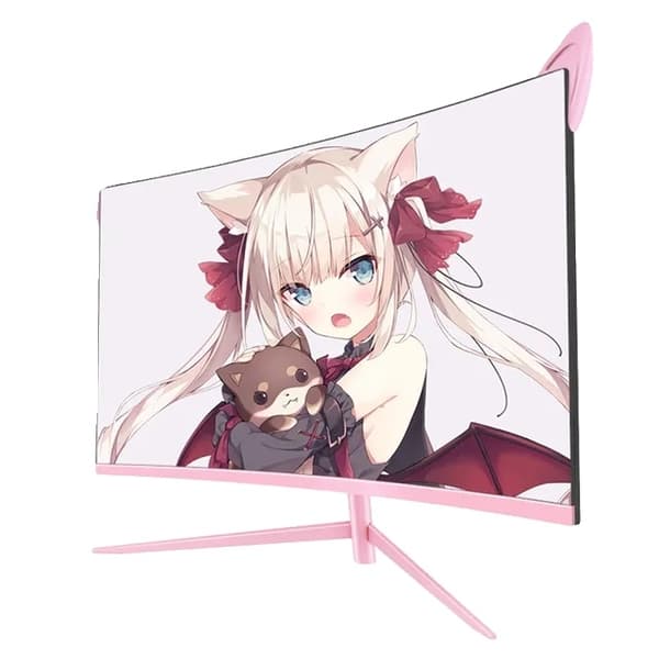 Buet Pink Monitor, QHD Opløsning, 165hz Opdateringshastighed, 27 2k 165hz skærm