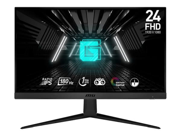 MSI G2412F, 60,5 cm (23,8"), 1920 x 1080 piksler, Full HD, 1 ms, svart